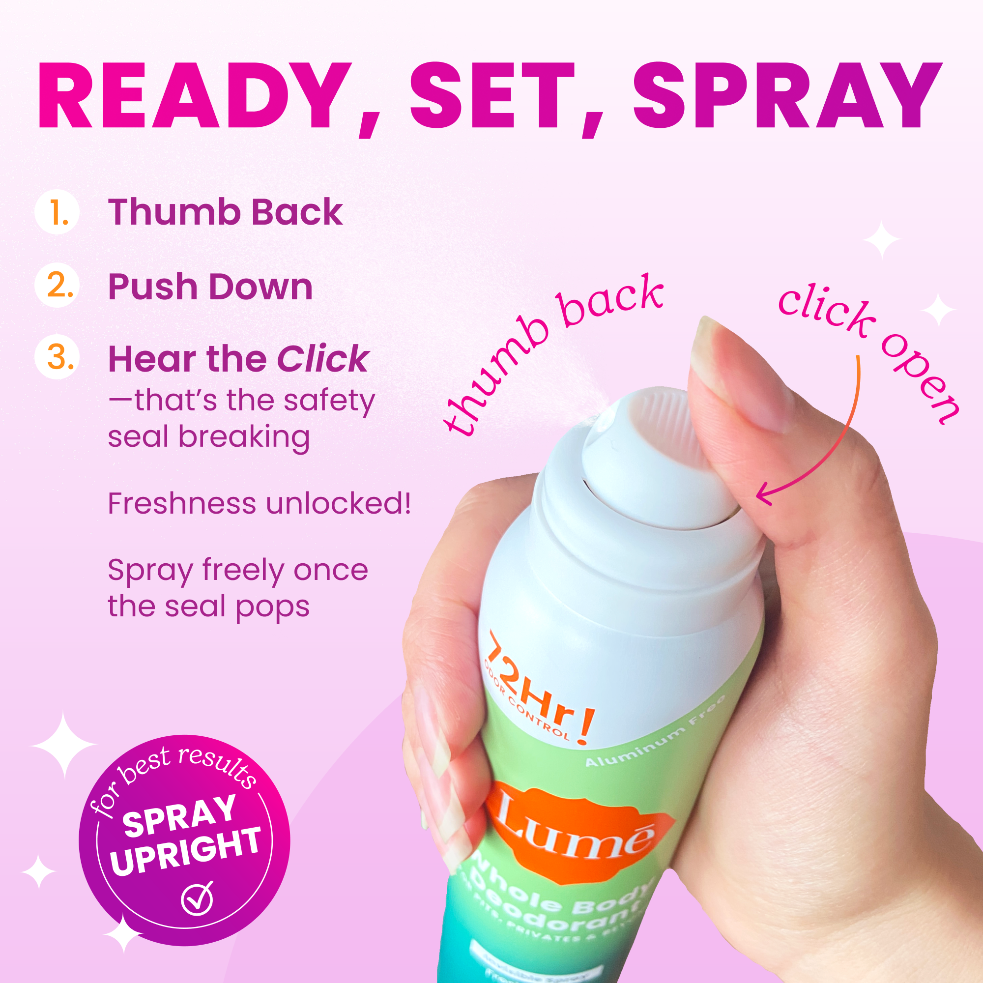 Clean Tangerine | Spray Deodorant